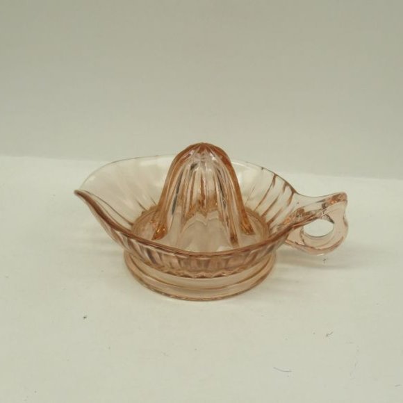 Jeannette Glass Vintage Pink JENNYWARE Orange Reamer or Juicer - Picture 1 of 4
